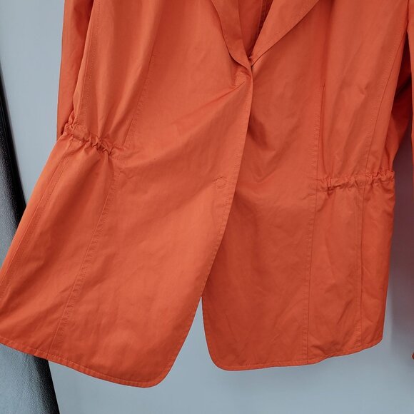 Lafayette 148 Orange Long Sleeve Career Business Blazer Suit Jacket 12 - Picture 9 of 11